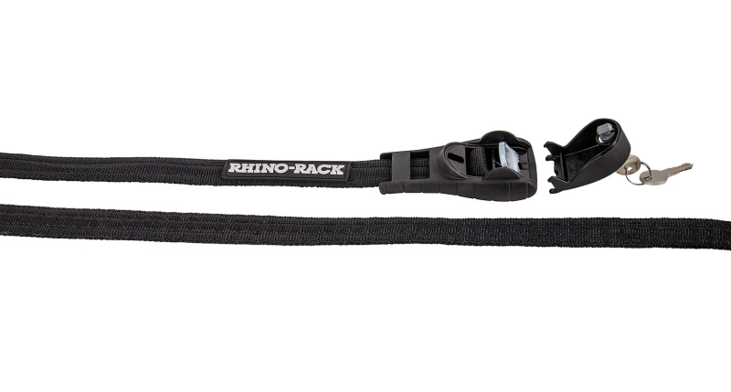 Rhino-Rack RTD25L - Rapid Tie Down Straps - 2.5m/8ft - Pair - Black Rhino-Rack RTD25L - Rapid Tie Down Straps - 2.5m/8ft - Pair - Black