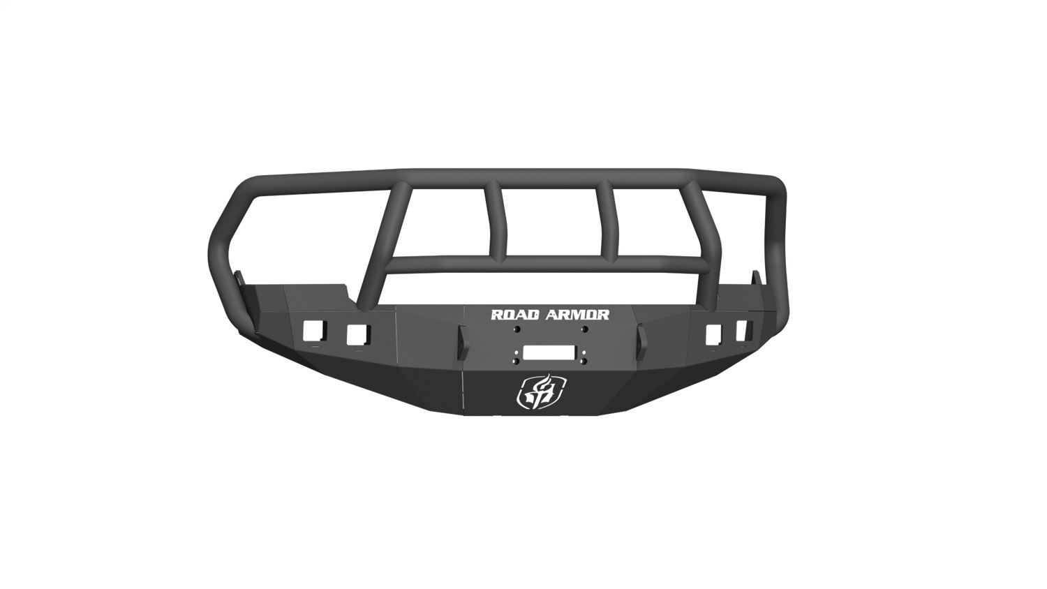 Road Armor 4091F2B - 09-12 Ram 1500 Stealth Front Winch Bumper w/Titan II Guard - Tex Blk