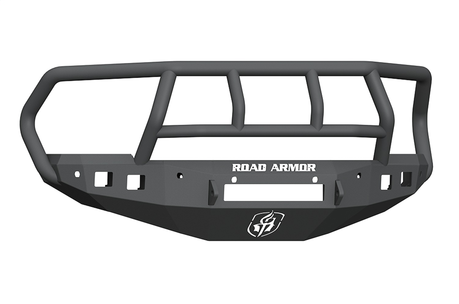Road Armor 4162F2B-NW - 16-18 Ram 2500 Stealth Front Bumper w/Titan II Guard/6 Sensor Holes - Tex Blk
