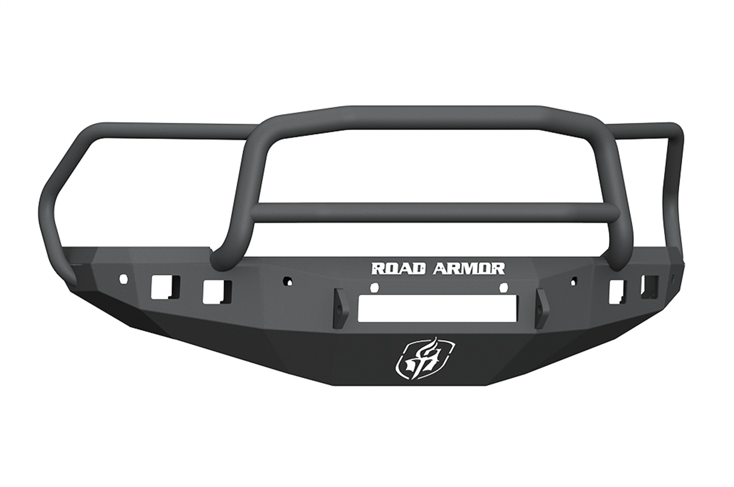 Road Armor 4162F5B-NW - 16-18 Ram 2500 Stealth Front Bumper w/Lonestar Guard/6 Sensor Holes - Tex Blk