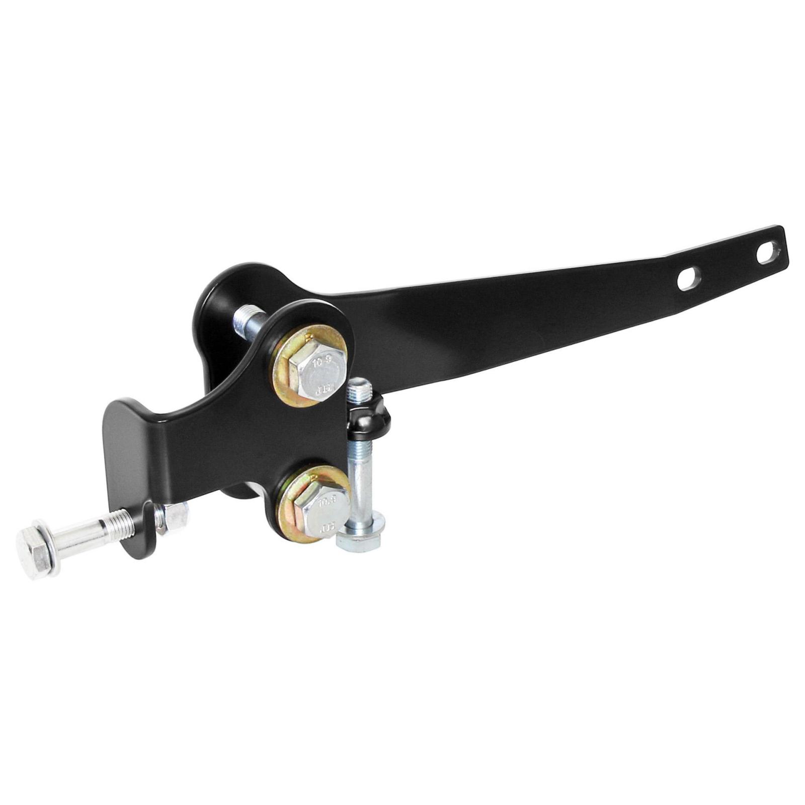 RockJock RJ-441110-101 - Currectlync JL/JT High Steer Front Trac Bar Relocation and Steering Stabilizer Shock Mount Axle Bracket
