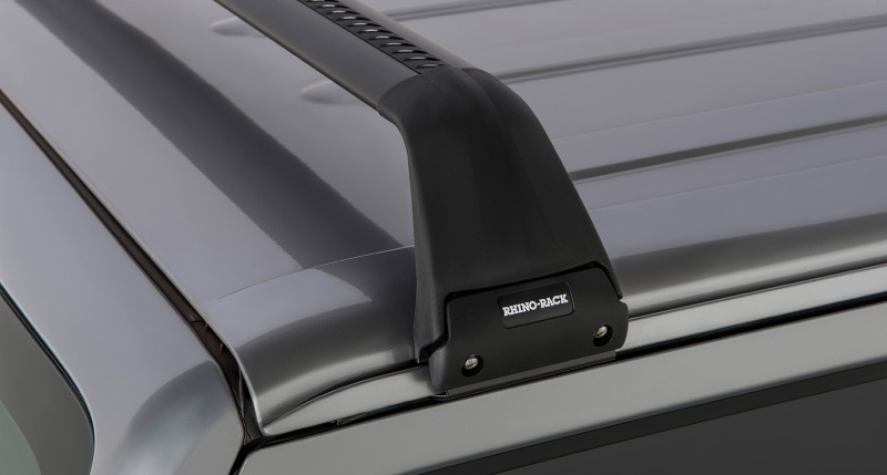 Rhino-Rack SG60 - 07-22 Jeep Wrangler JK/JL 2 Door Hard Top Vortex SG 2 Bar Roof Rack - Black