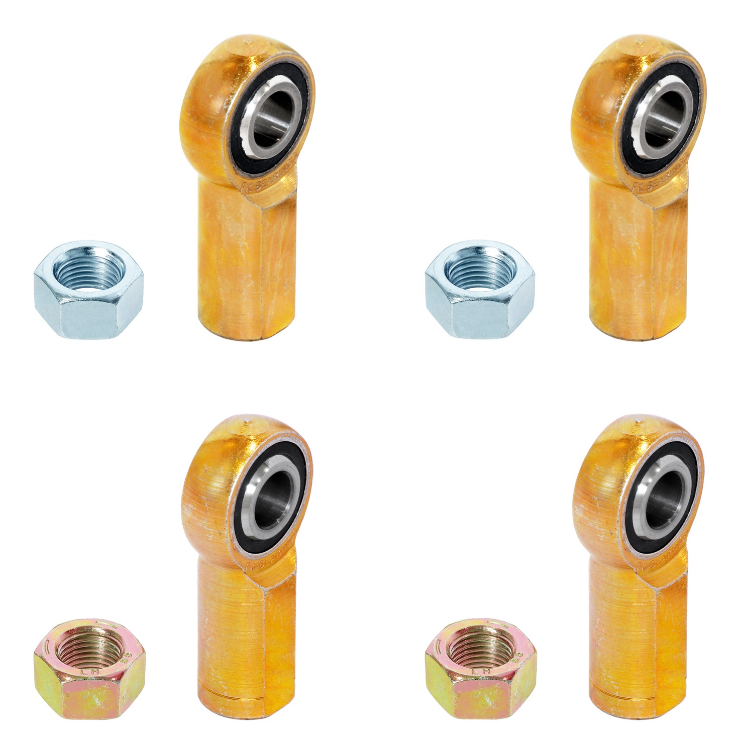 RockJock RJ-527003-101 - JT Rear Adjustable Sway Bar End Link Rod End Pack