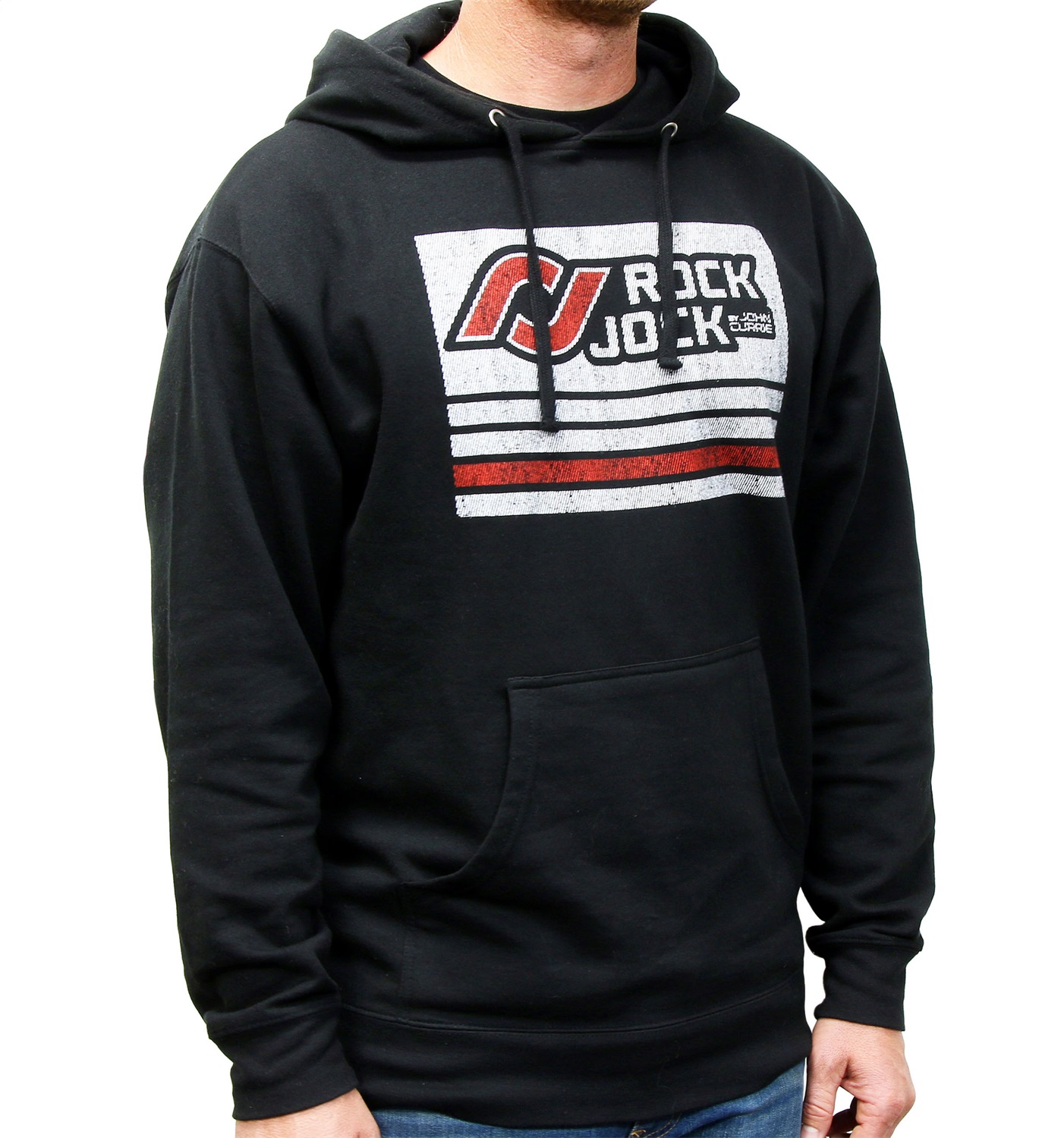 RockJock RJ-713000-YS - Hoodie Sweatshirt; w/Distressed Logo; Black; Youth Small; Print On Front; RockJock RJ-713000-YS - Hoodie Sweatshirt; w/Distressed Logo; Black; Youth Small; Print On Front;