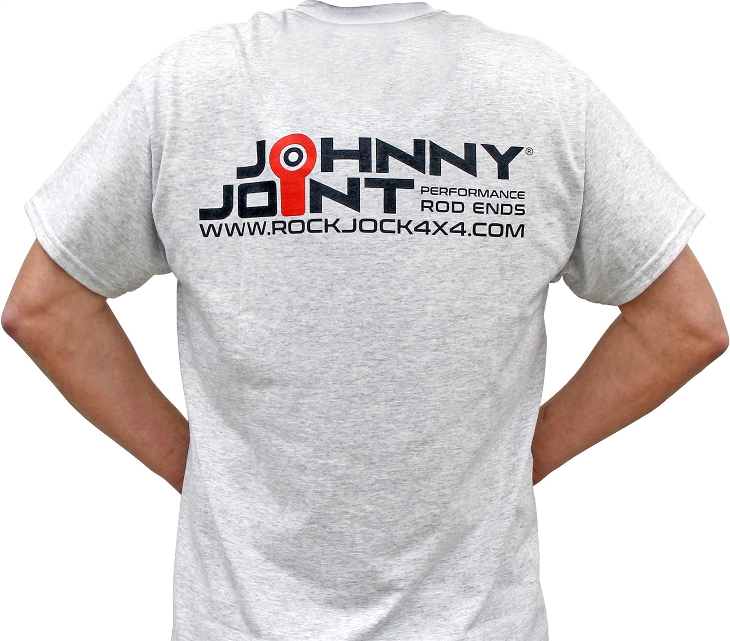 RockJock RJ-711006-XL - T-Shirt; w/Johnny Joint Logos Front And Back; Gray; XL;
