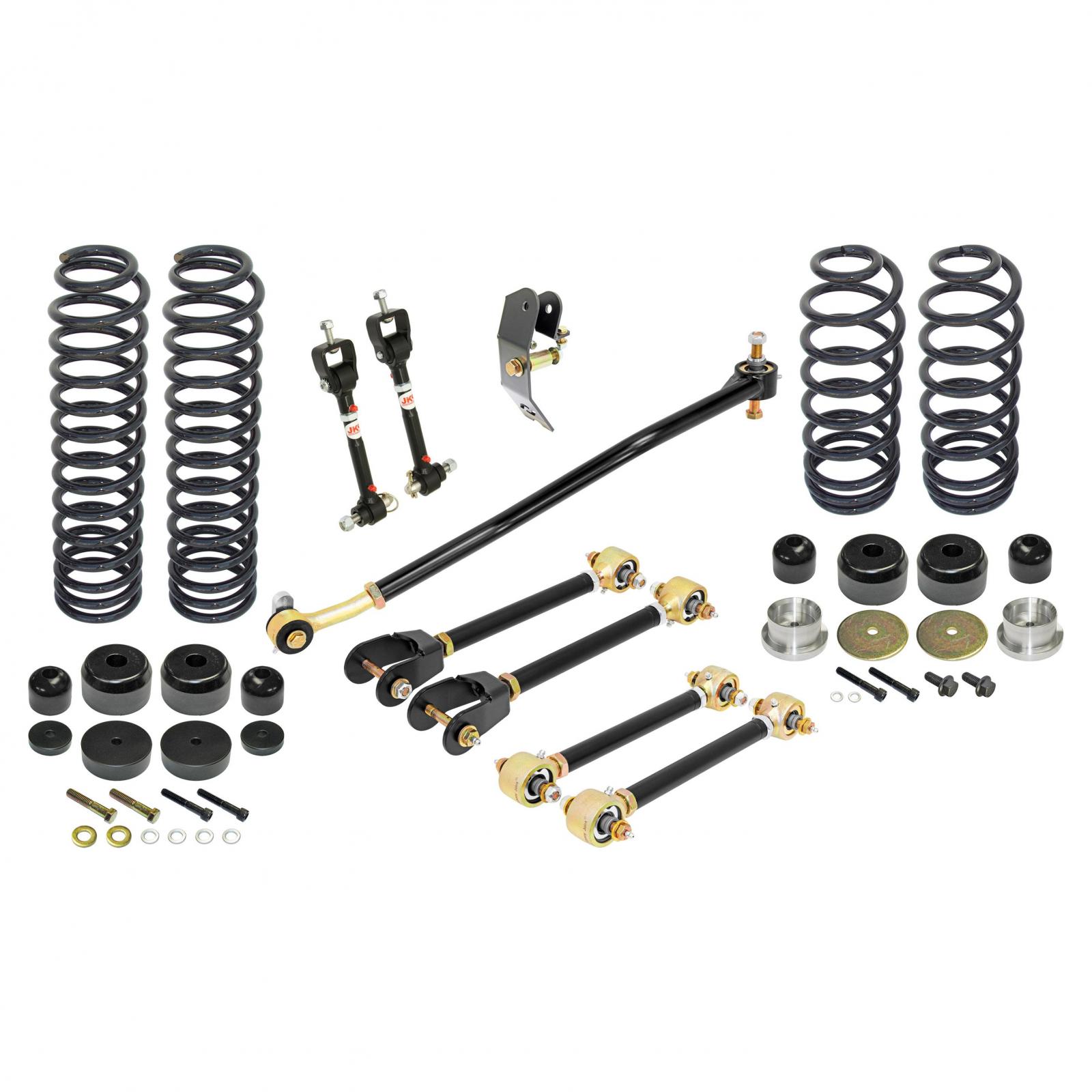 RockJock RJ-TJ0000-101 - Sport Edition Johnny Joint Suspension System for TJ 4 Inch lift  4X4