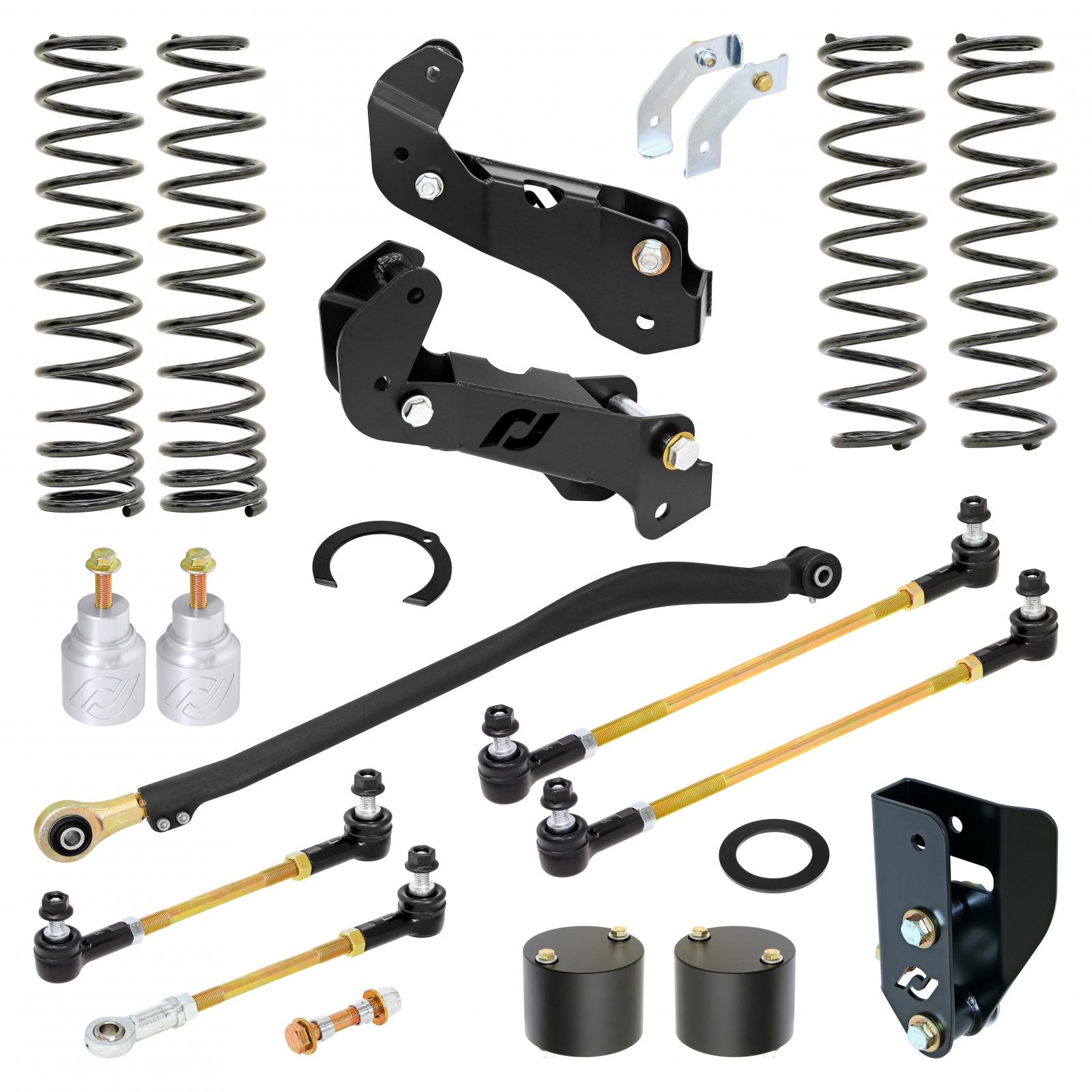 RockJock RJ-JLD000-103 - Driver Lift Kit for JL Wrangler w/ Diesel engine 3.5 Inch lift  4X4