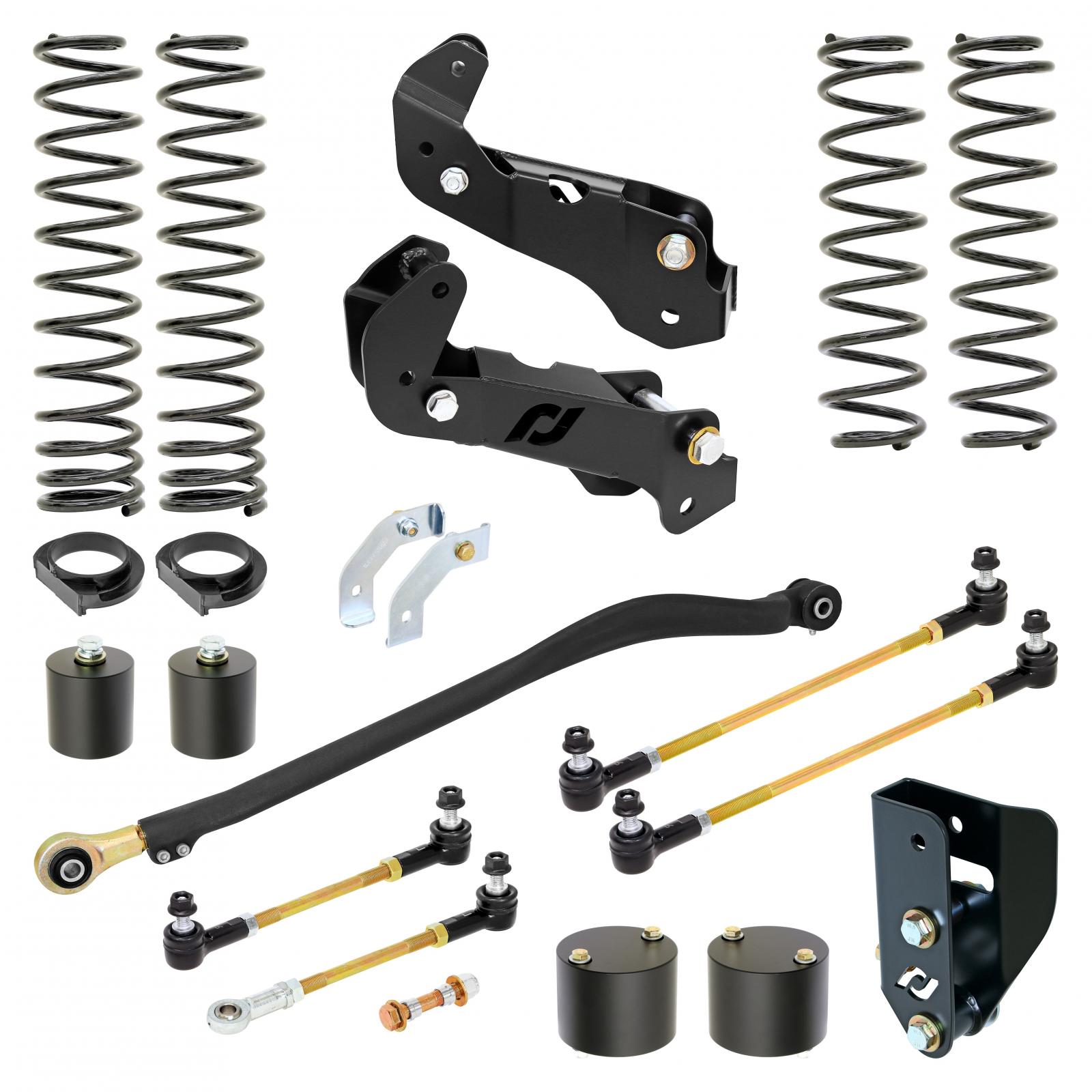 RockJock RJ-JLG000-103 - Driver Lift Kit for JL Wrangler w/ Gas V-6 3.5 Inch lift  4X4