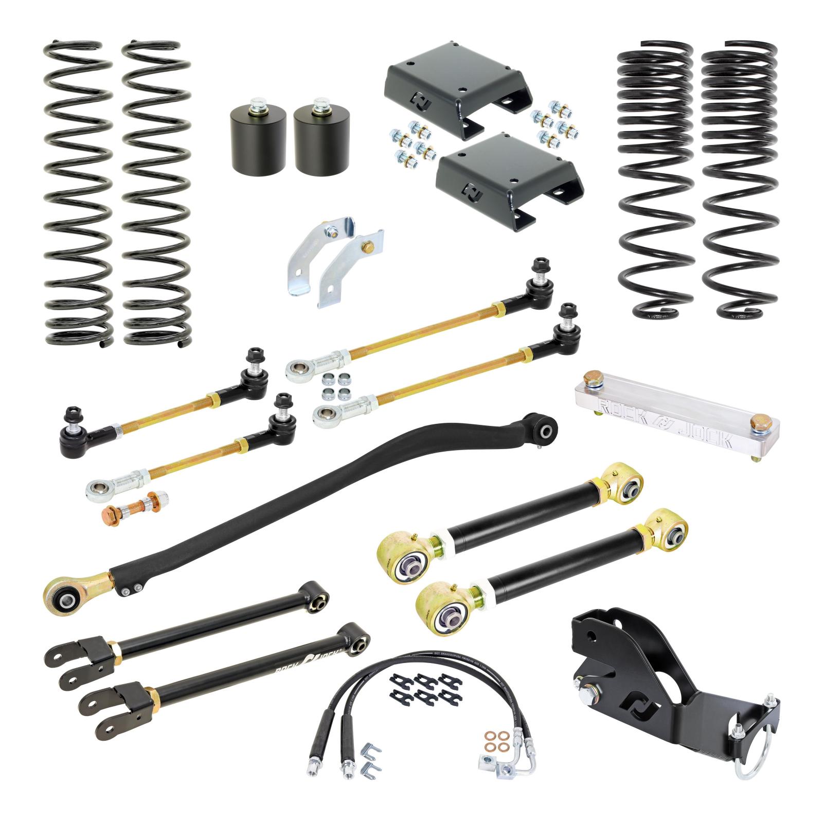 RockJock RJ-JTG000-101 - Sport Edition Johnny Joint Suspension System for JT Gladiator w/ Gas V-6 3.5 Inch lift  4X4