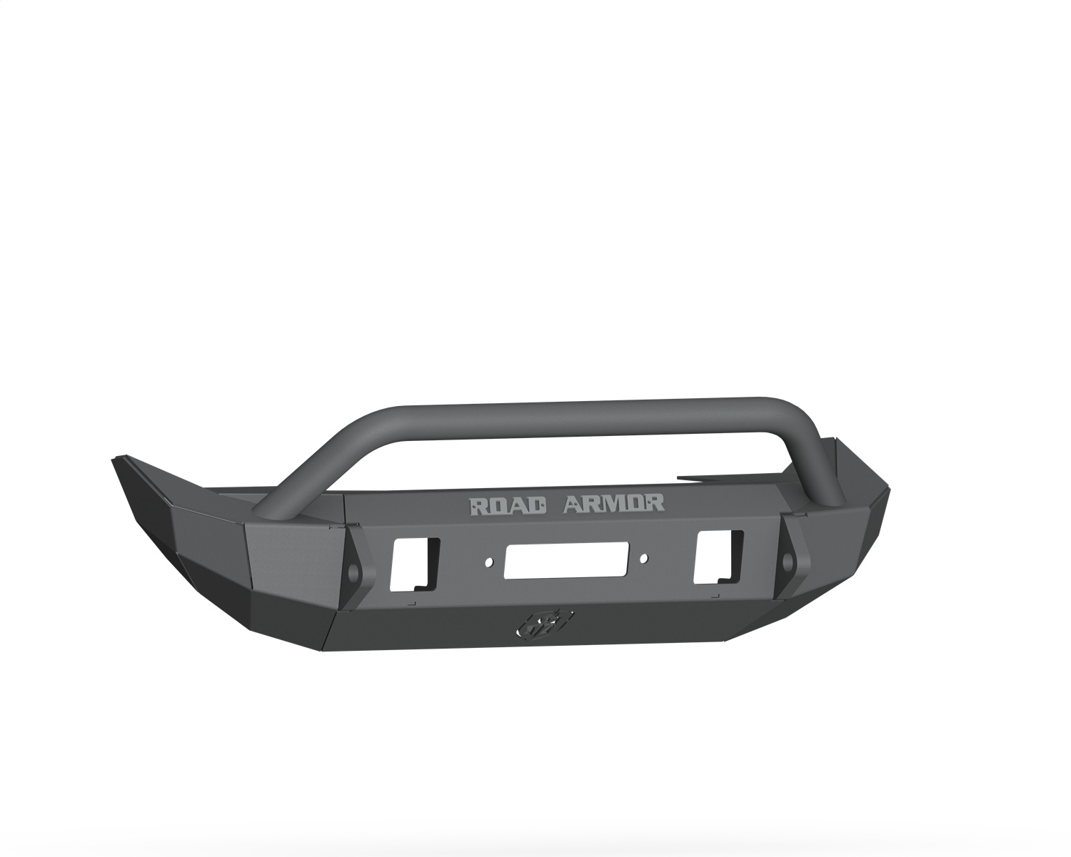 Road Armor 5182F4B - 18-20 Jeep Wrangler JL Stealth Front Winch Bumper w/Pre-Runner Mid Width - Tex Blk