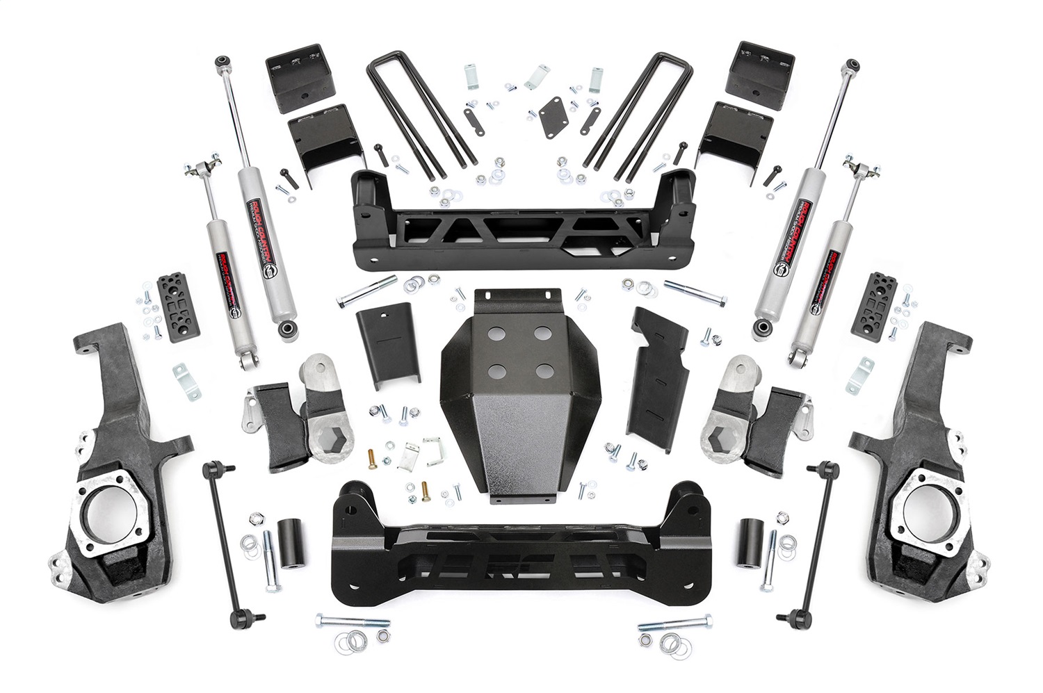 Rough Country 10230A - 5 Inch Lift Kit - NTD - Chevy Silverado & GMC Sierra 2500HD 4WD (2020-2024)