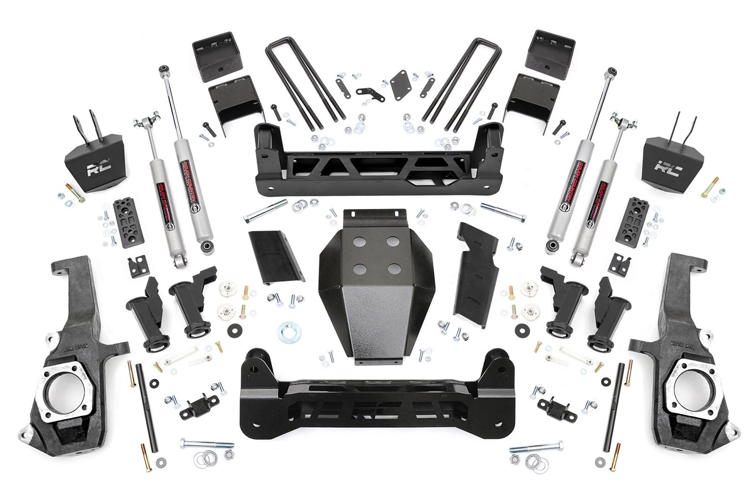 Rough Country 10430 - 7.5 Inch Lift Kit - Torsion Drop - Chevy/GMC 2500HD/3500HD (11-19)