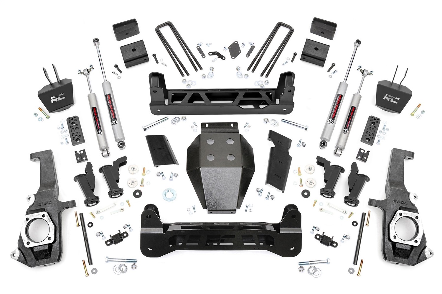 Rough Country 10330 - 5 Inch Lift Kit - Torsion Drop - Chevy/GMC 2500HD/3500HD (11-19)