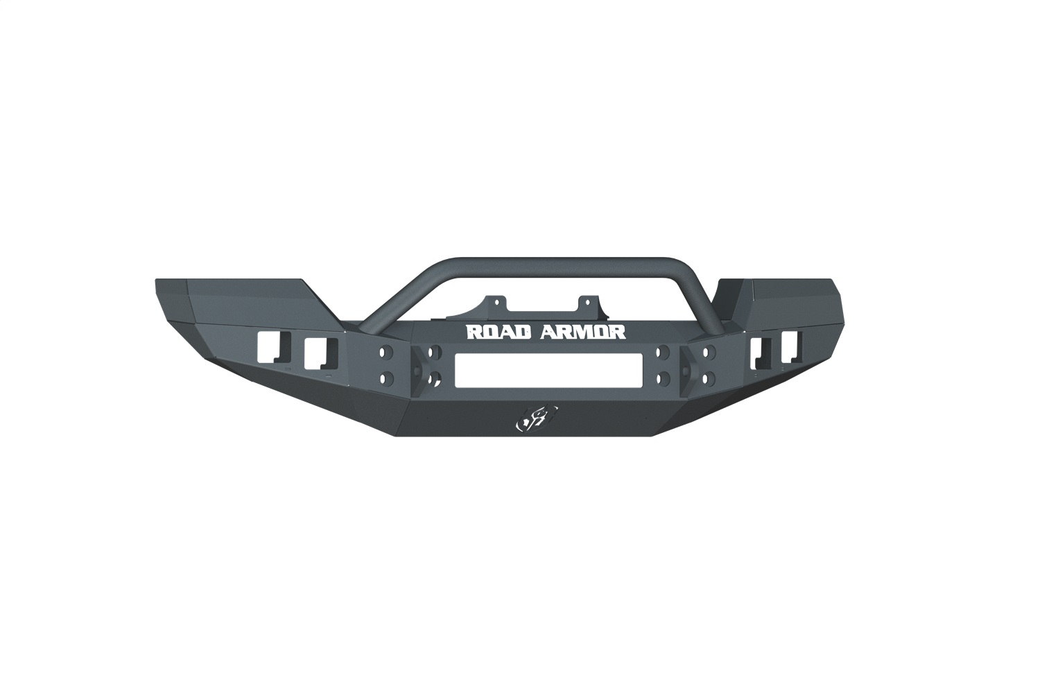 Road Armor 512R4B - 07-18 Jeep Wrangler JK Stealth Front Winch Bumper w/Pre-Runner Guard - Tex Blk
