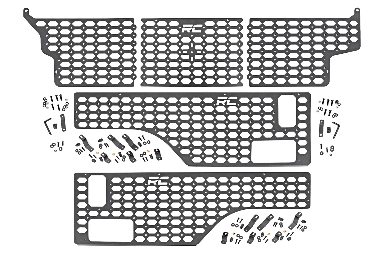 Rough Country 10634 - Molle Panel Kit - Combo - Bed - Jeep Gladiator JT 4WD (2020-2024) Rough Country 10634 - Molle Panel Kit - Combo - Bed - Jeep Gladiator JT 4WD (2020-2024)