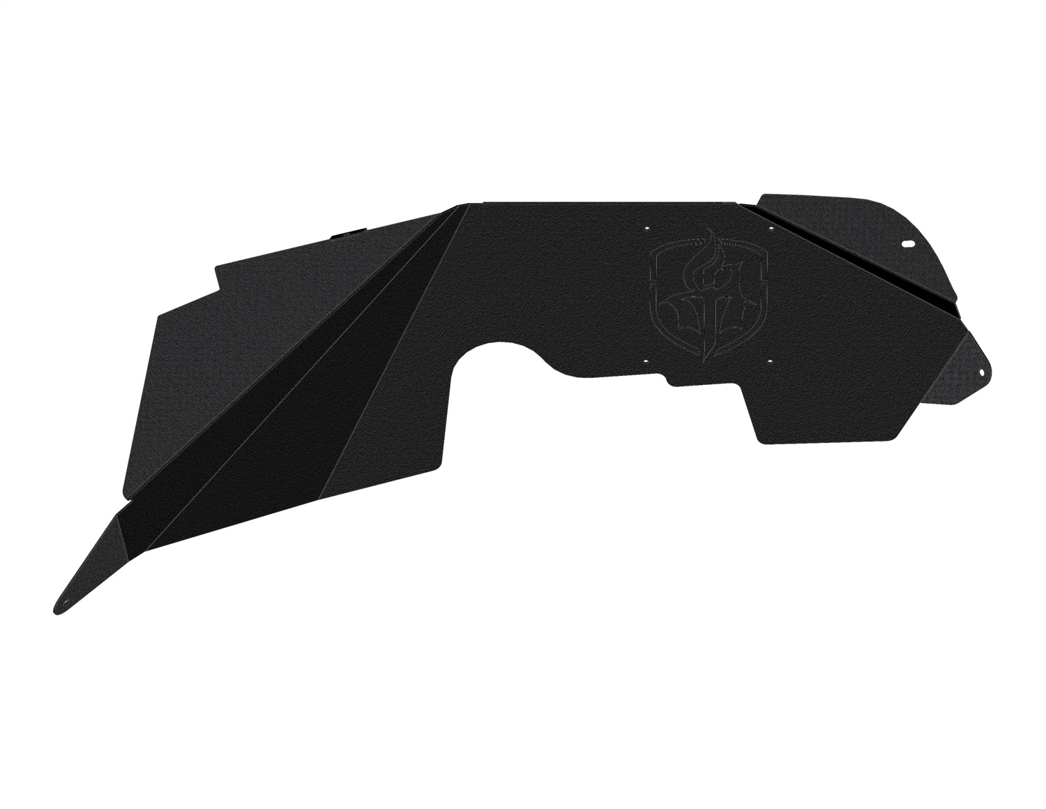 Road Armor 507LFFSB - 07-16 Jeep Wrangler JK Stealth Front Fender Liner Body Armor - Raw