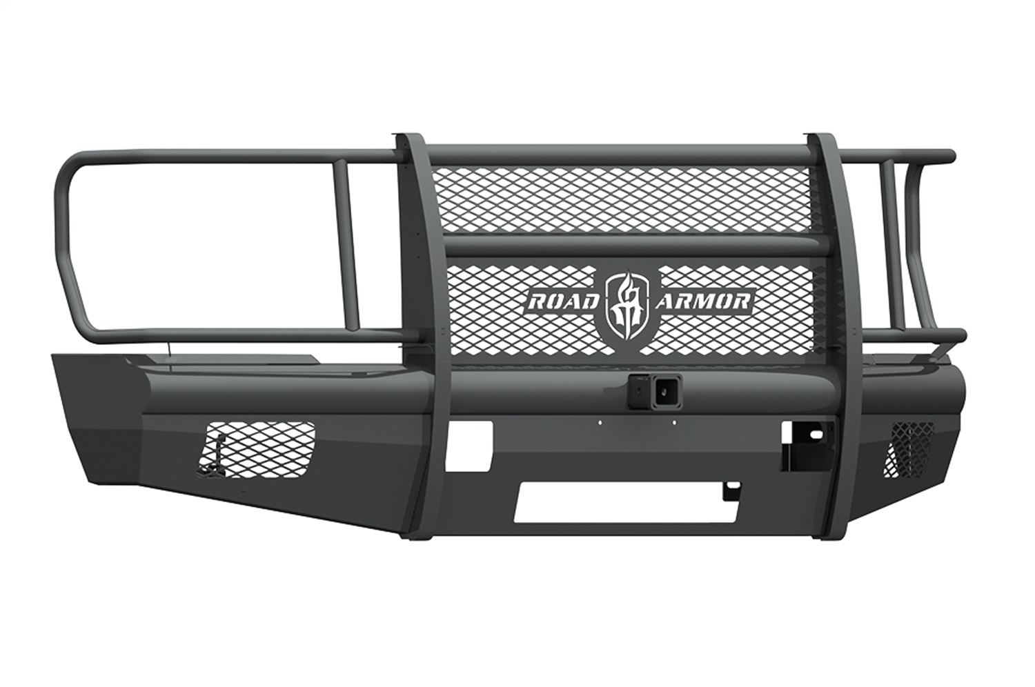 Road Armor 608VF26B - 08-08 Ford F-250 Vaquero Front Bumper Full Guard 2in Receiver - Tex Blk