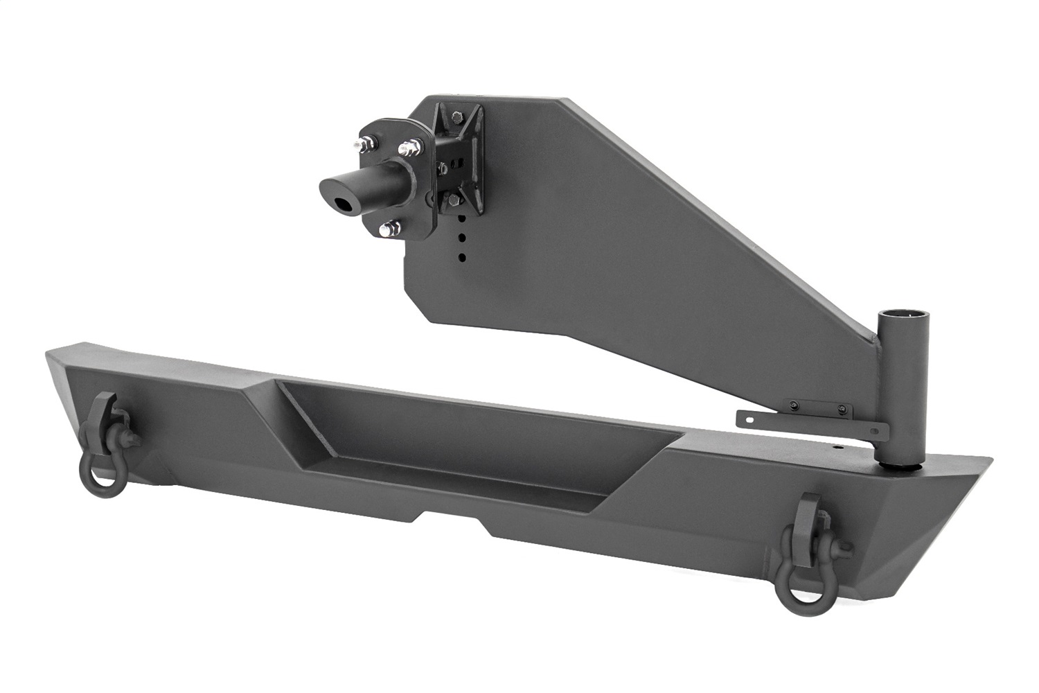 Rough Country 10598 - Rear Bumper - Trail - Tire Carrier - Jeep Wrangler JL (18-24)/Wrangler Unlimited (18-24)