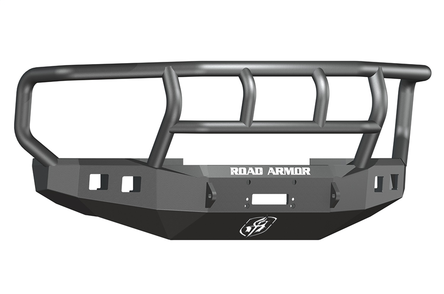 Road Armor 608R2B - 08-10 Ford F-250 Stealth Front Winch Bumper w/Titan II Guard Wide Flare - Tex Blk