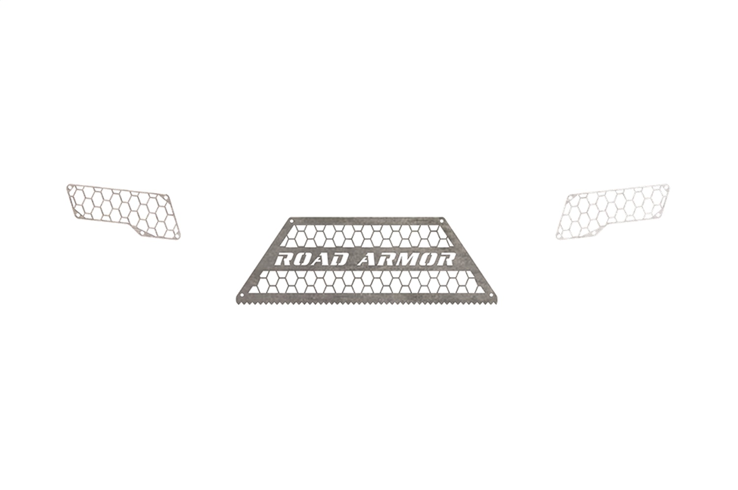 Road Armor 6112DRMH - 11-16 Ford F-250 iDentity Rear Bumper Components - Hyve Mesh - Raw