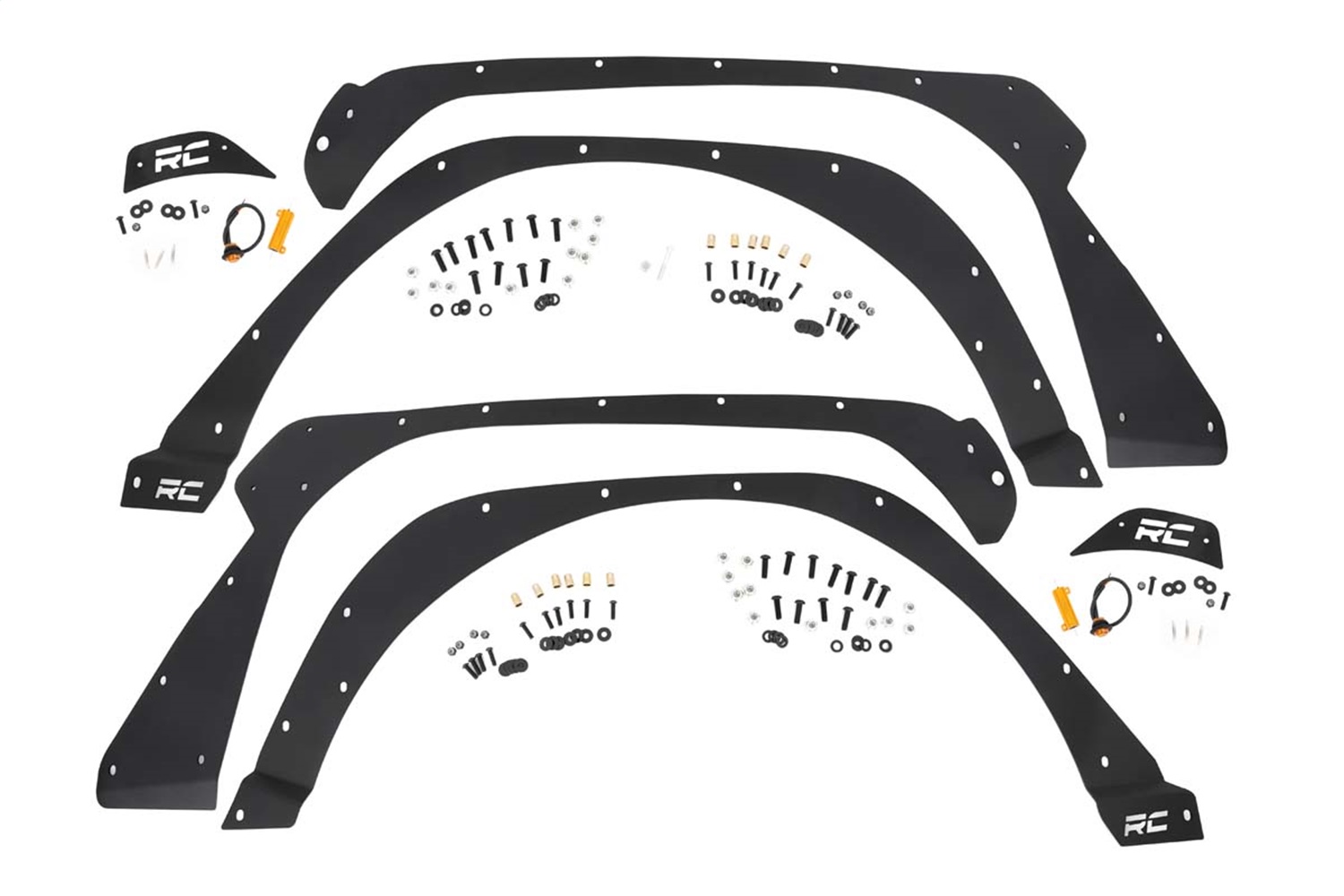 Rough Country 10539 - Fender Delete Kit - FR & RR - Jeep Wrangler JL (18-24)/Wrangler Unlimited (18-24)