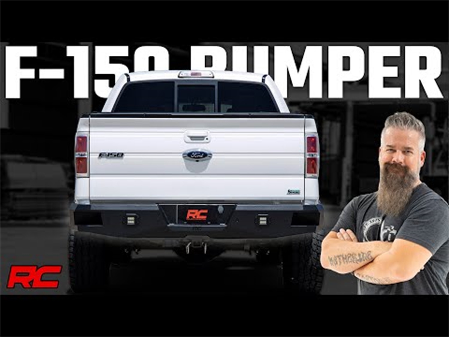 Rough Country 10768 - Rear Bumper - Ford F-150 2WD/4WD (2009-2014) Rough Country 10768 - Rear Bumper - Ford F-150 2WD/4WD (2009-2014)