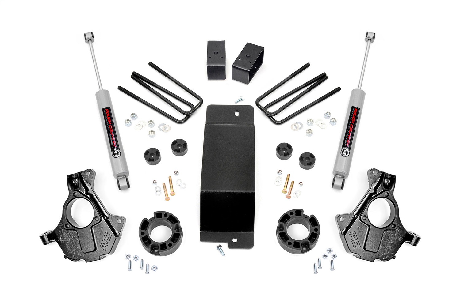 Rough Country 11930 - 3.5 Inch Lift Kit - Cast Steel LCA - Chevy/GMC 1500 (07-13)