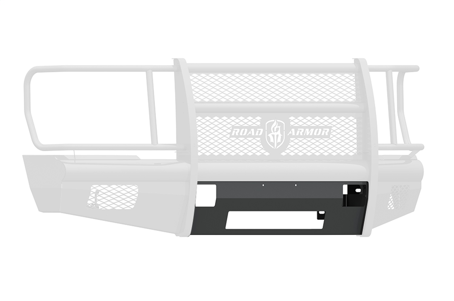 Road Armor 608V-NWP - 08-10 Ford F-250 Vaquero Front Non-Winch Plate - Tex Blk