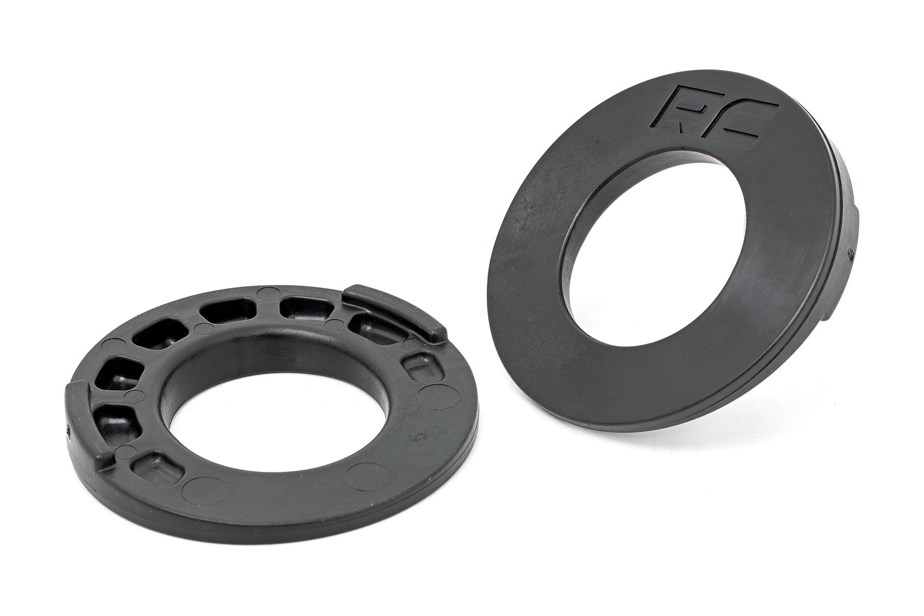 Rough Country 1113 - Rear Coil Spring Correction Plates - Jeep Wrangler JK/Wrangler Unlimited (07-18)