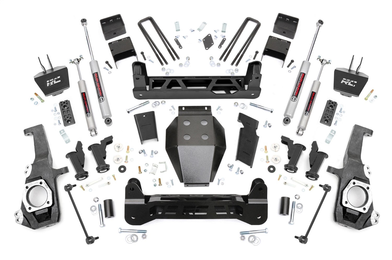 Rough Country 11030 - 5 Inch Lift Kit - Torsion Drop - Chevy/GMC 2500HD (20-24)