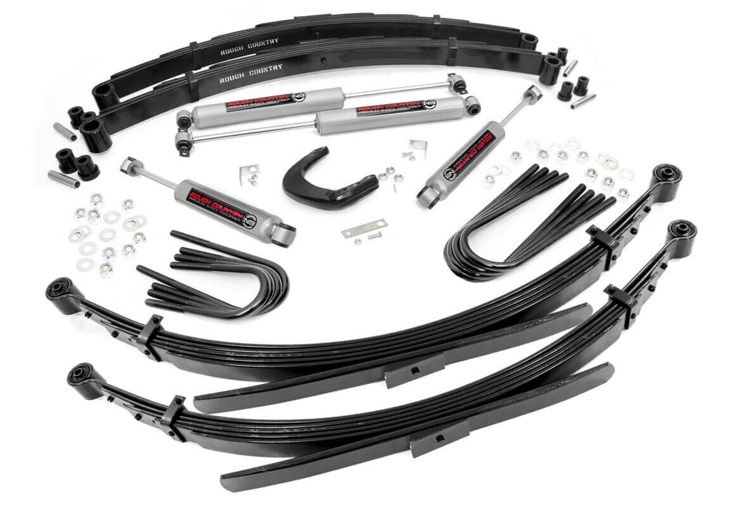 Rough Country 12630 - 6 Inch Lift Kit - 52 Inch Rear Springs - Chevy/GMC C10/K10 C15/K15 Truck/Jimmy (73-76)