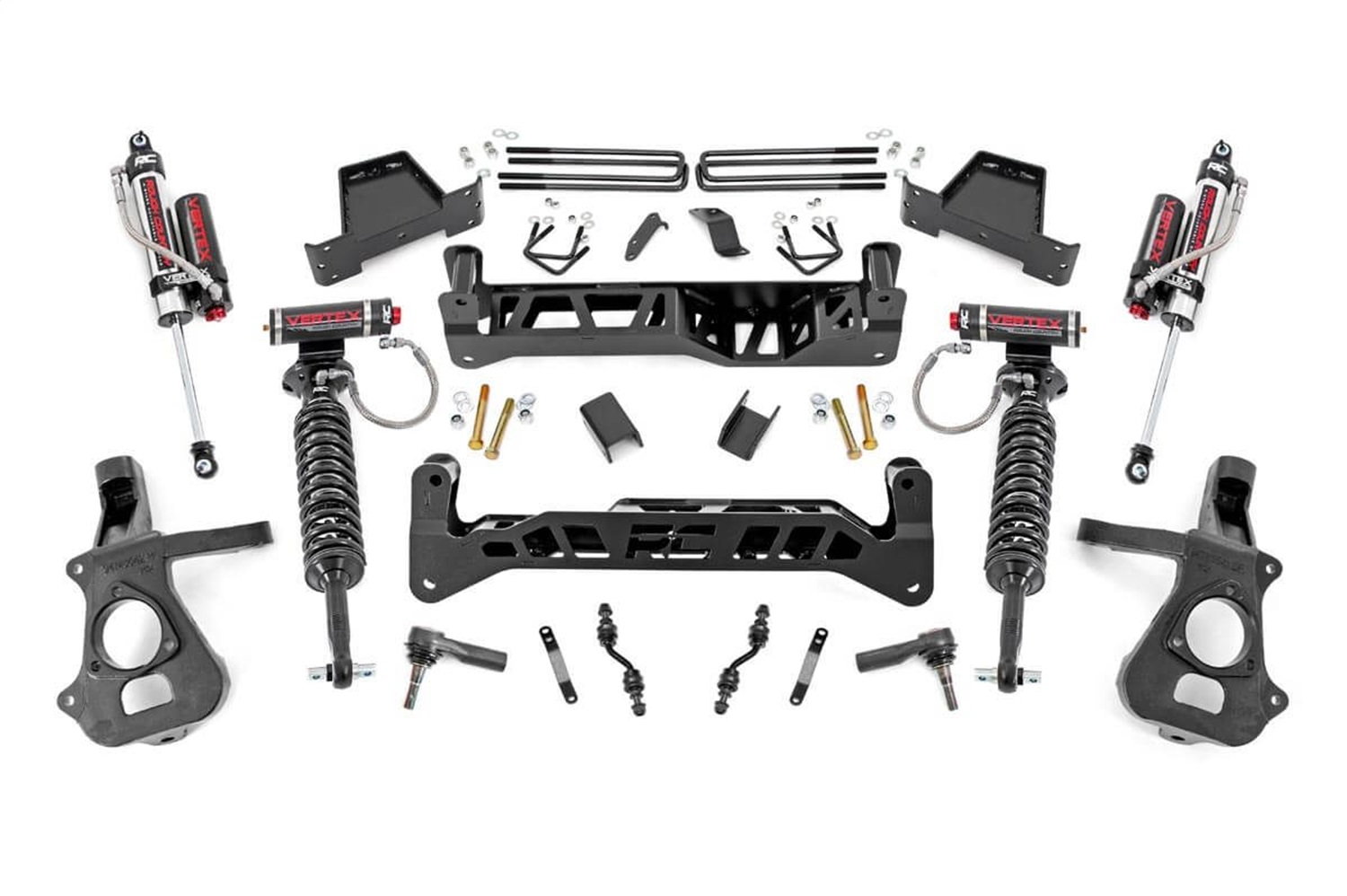 Rough Country 18750 - 7 Inch Lift Kit - Alum/Stamp Steel - Vertex - Chevy/GMC 1500 (14-18 & Classic) Rough Country 18750 - 7 Inch Lift Kit - Alum/Stamp Steel - Vertex - Chevy/GMC 1500 (14-18 & Classic)