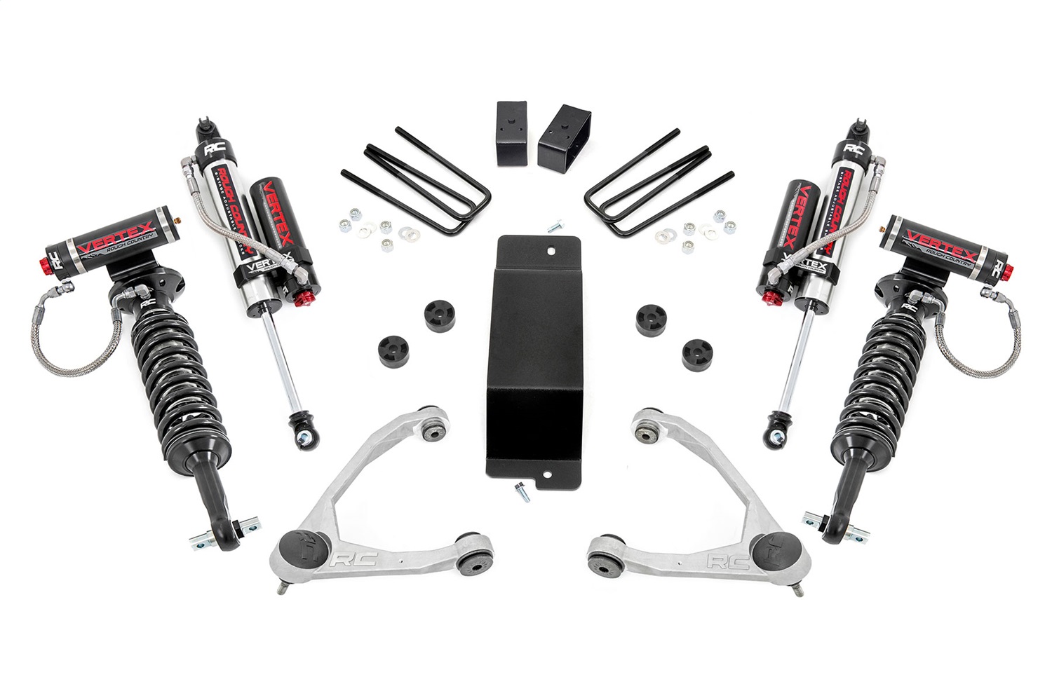Rough Country 19450 - 3.5 Inch Lift Kit - Forged UCA - Vertex - Chevy/GMC 1500 (07-16)