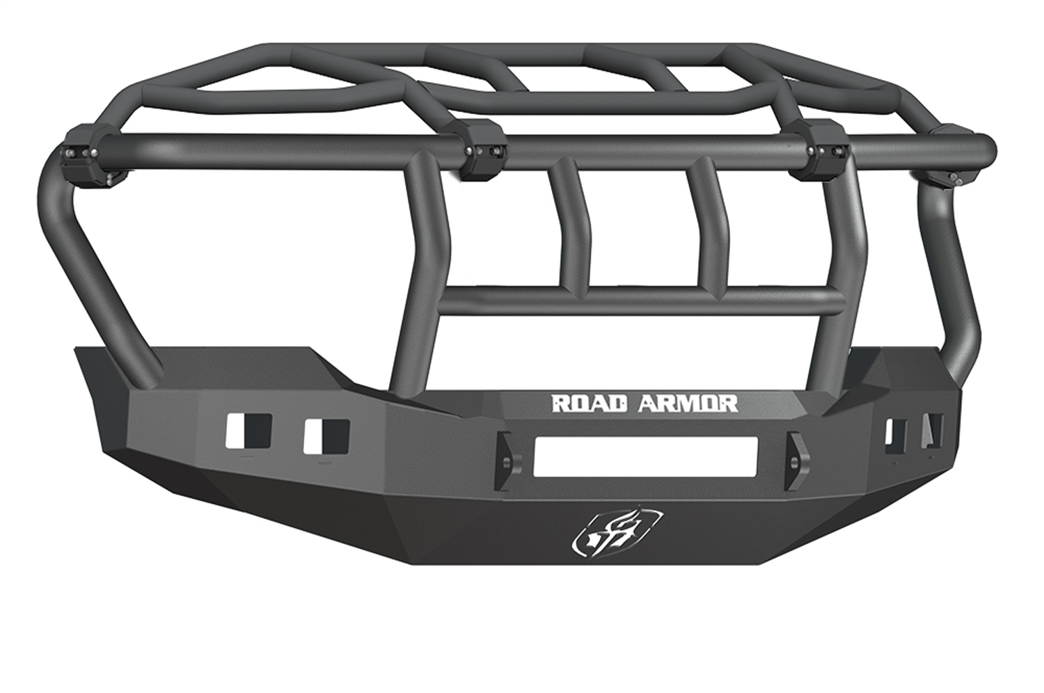 Road Armor 611R3B-NW - 11-16 Ford F-250 Stealth Front Bumper w/Intimidator Guard - Tex Blk