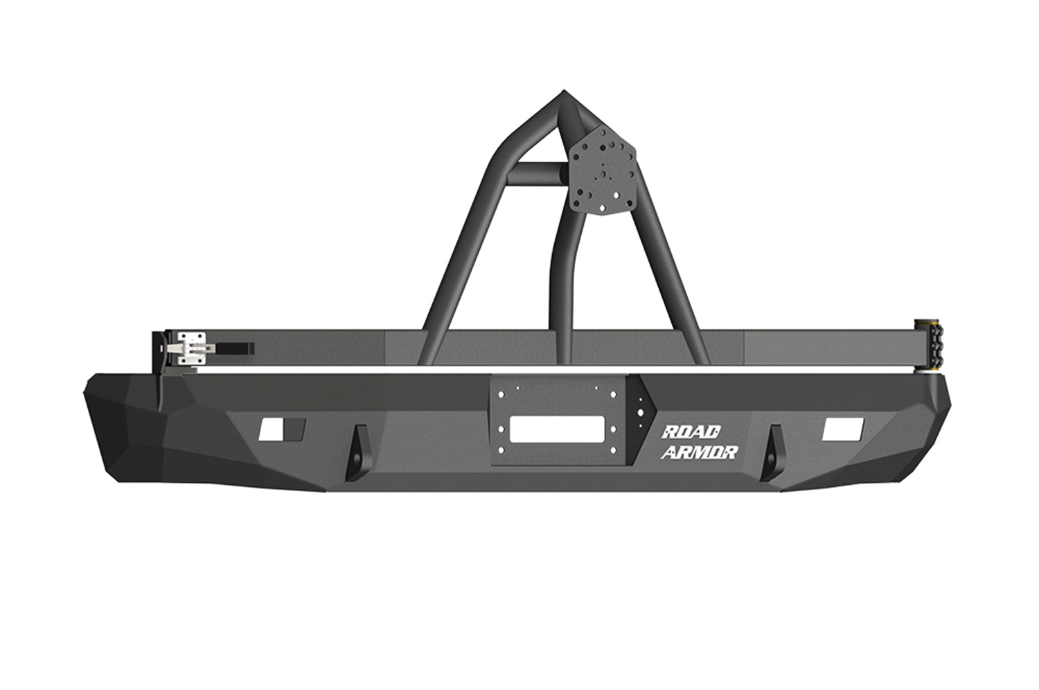 Road Armor 61208B - 99-07 Ford Excursion Stealth Rear Winch Bumper w/Tire Carrier - Tex Blk Road Armor 61208B - 99-07 Ford Excursion Stealth Rear Winch Bumper w/Tire Carrier - Tex Blk