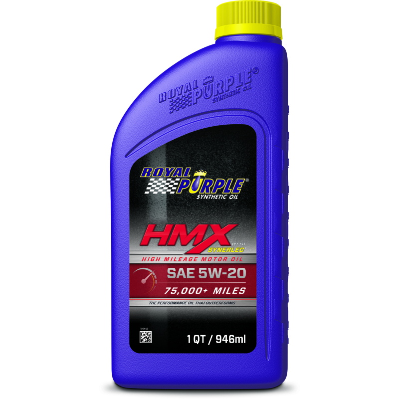 Royal Purple 67511 - HMX Premium Synthetic High Mileage 5W-20 Motor Oil - 1 Quart