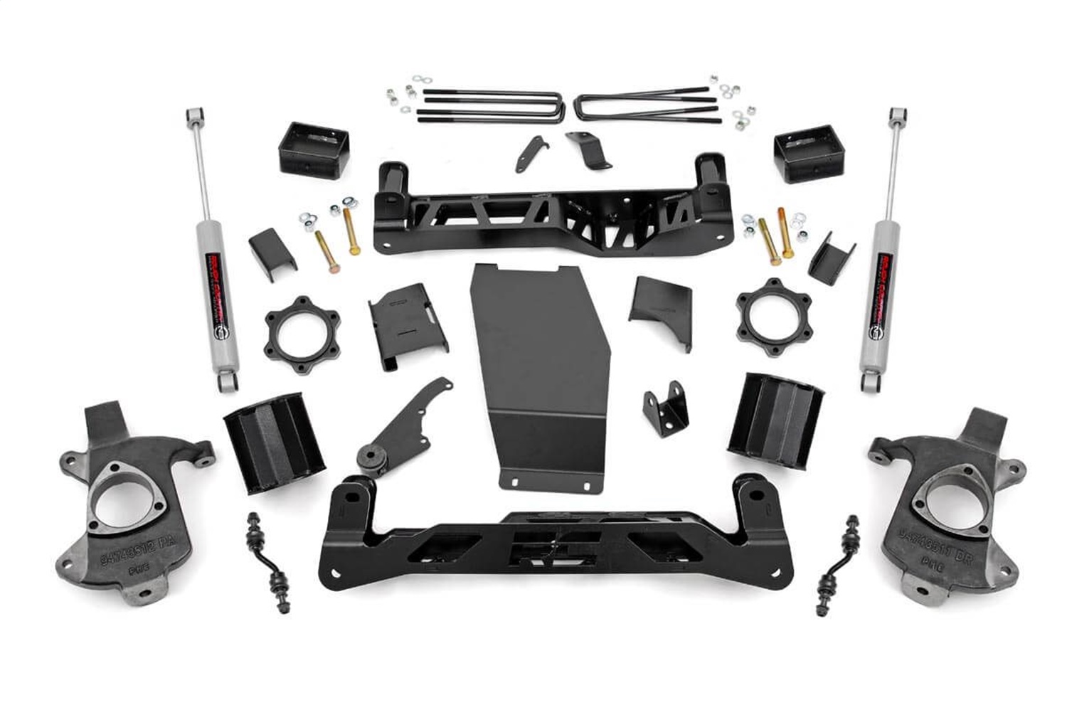 Rough Country 22431 - 5 Inch Lift Kit - Alum/Stamp Steel - Chevy/GMC 1500 (14-18 & Classic) Rough Country 22431 - 5 Inch Lift Kit - Alum/Stamp Steel - Chevy/GMC 1500 (14-18 & Classic)