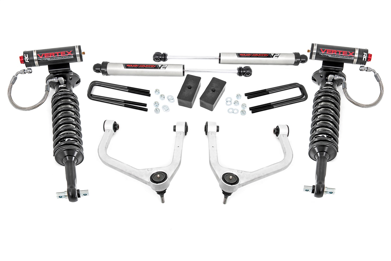 Rough Country 22657 - 3.5 Inch Lift Kit - Vertex/V2 - GMC Sierra 1500 2WD/4WD (2019-2024)