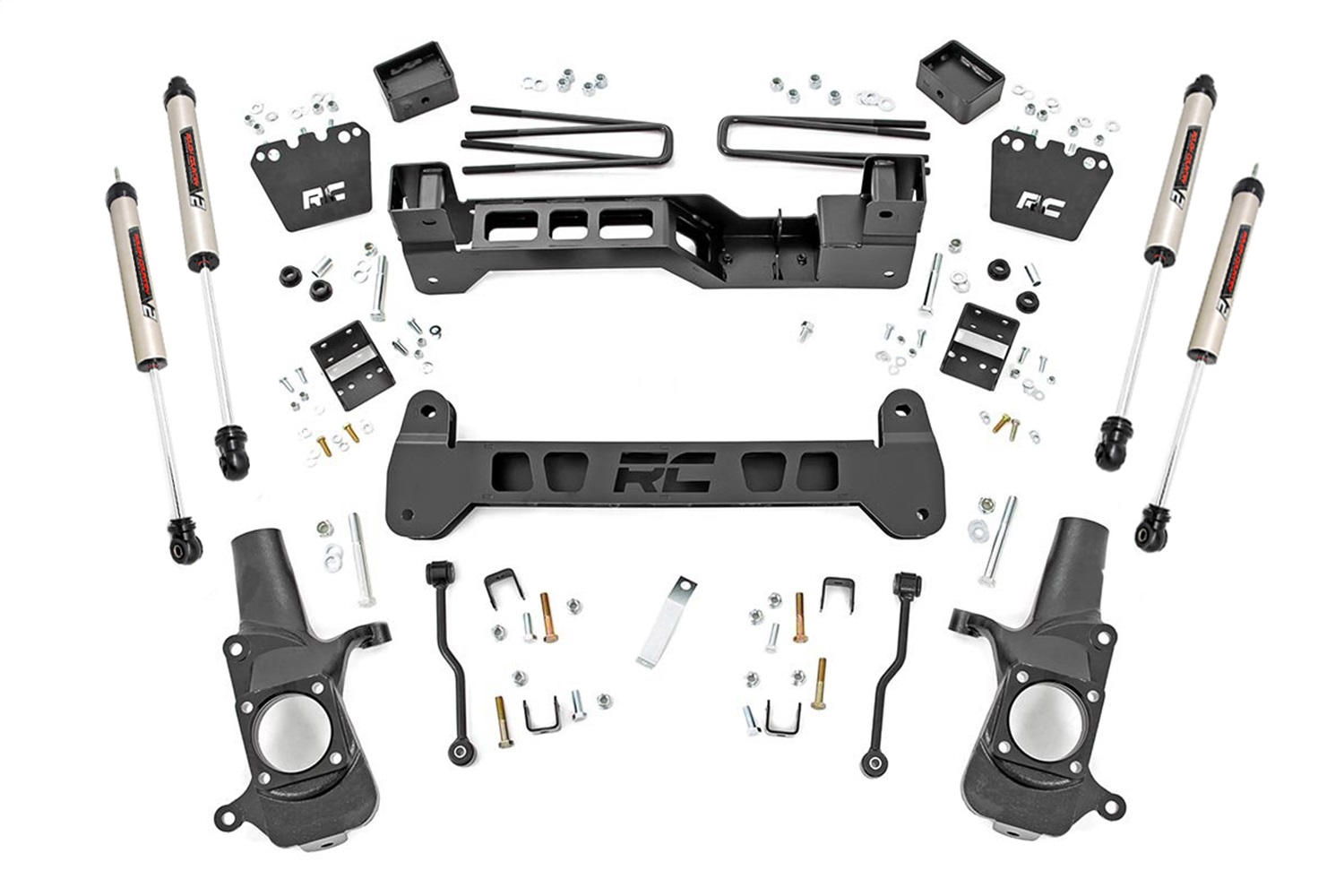 Rough Country 22070 - 6 Inch Lift Kit - V2 - Chevy Silverado & GMC Sierra 2500HD 2WD (2001-2010)