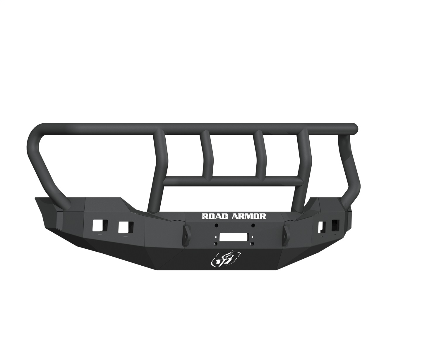 Road Armor 6114R2B - 11-16 Ford F-250 Stealth Front Winch Bumper w/Titan II Guard Wide Flare - Tex Blk