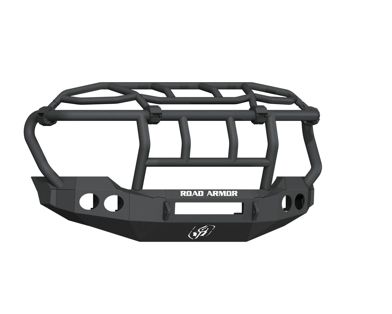 Road Armor 611403B-NW - 11-16 Ford F-250 Stealth Front Bumper w/Intimidator Guard - Tex Blk