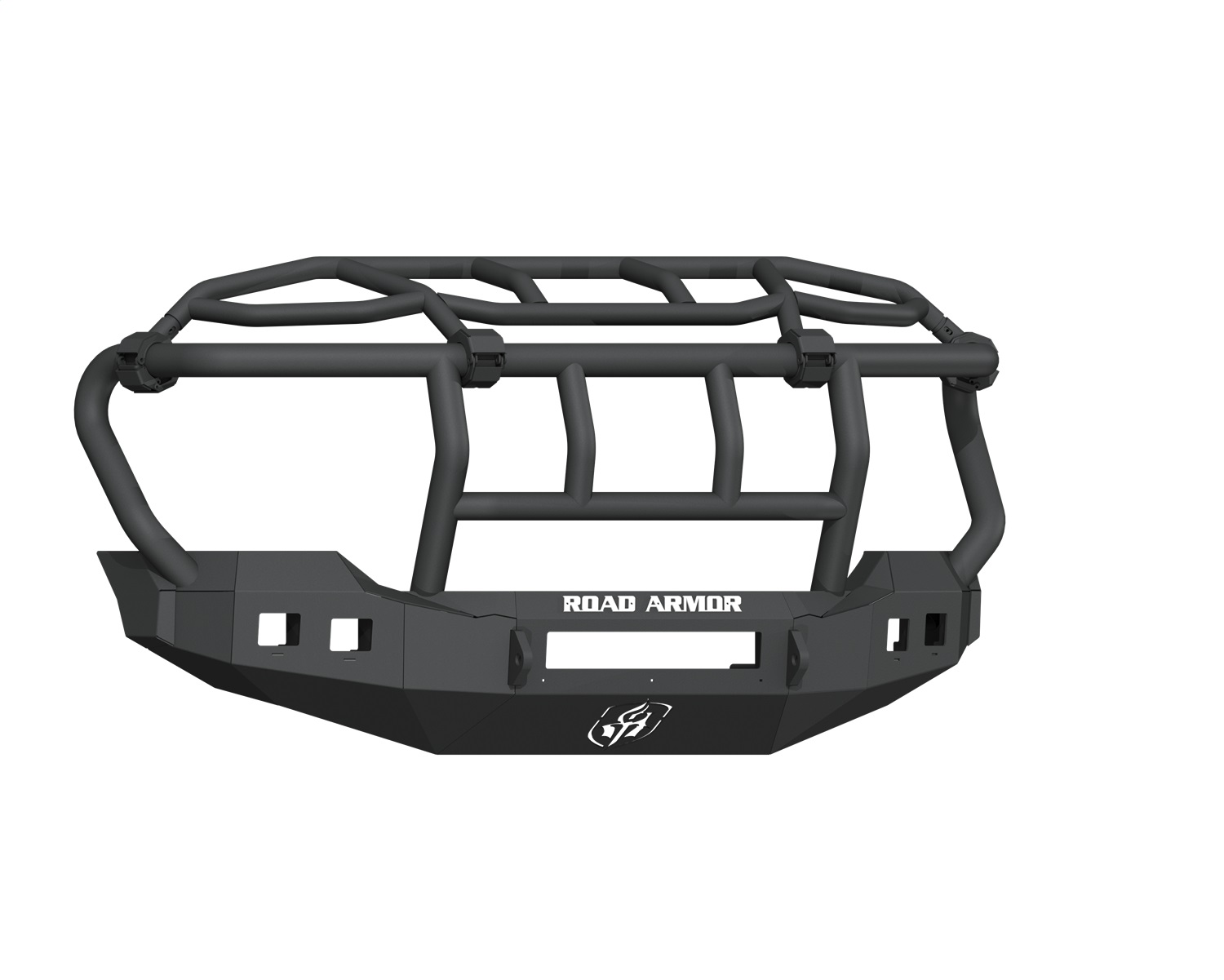 Road Armor 6114R3B-NW - 11-16 Ford F-250 Stealth Front Bumper w/Intimidator Guard - Tex Blk