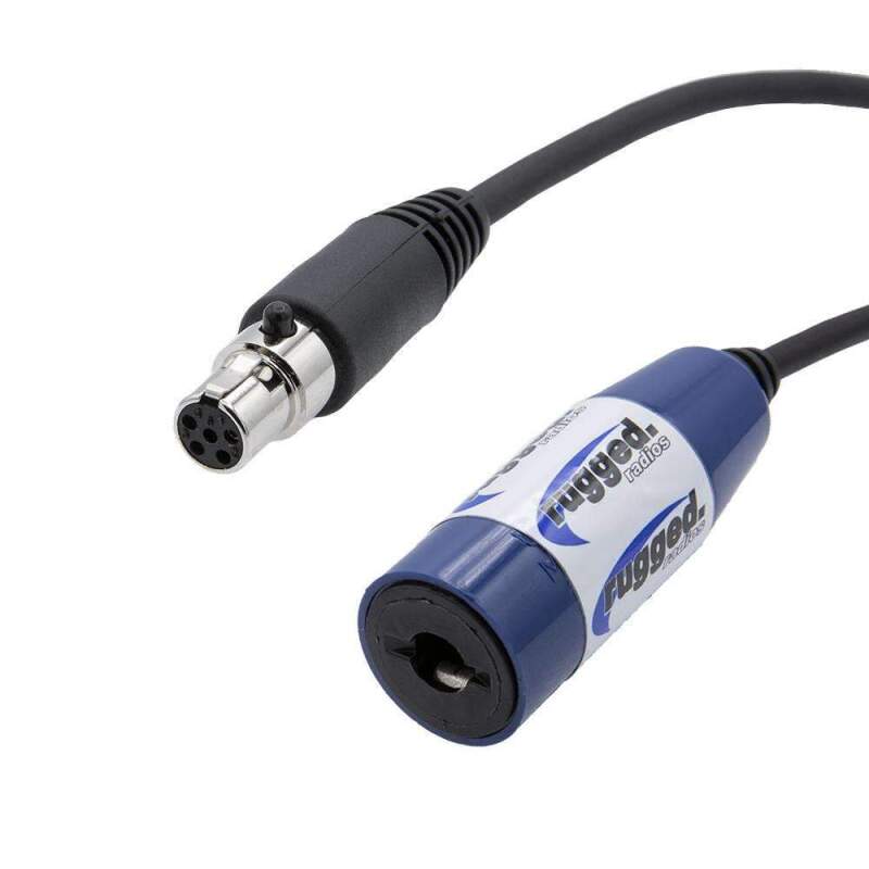 Rugged Radios CS-OFF-2 - OFFROAD Straight Cable to Intercom (Select Length) 2 Feet Rugged Radios CS-OFF-2 - OFFROAD Straight Cable to Intercom (Select Length) 2 Feet