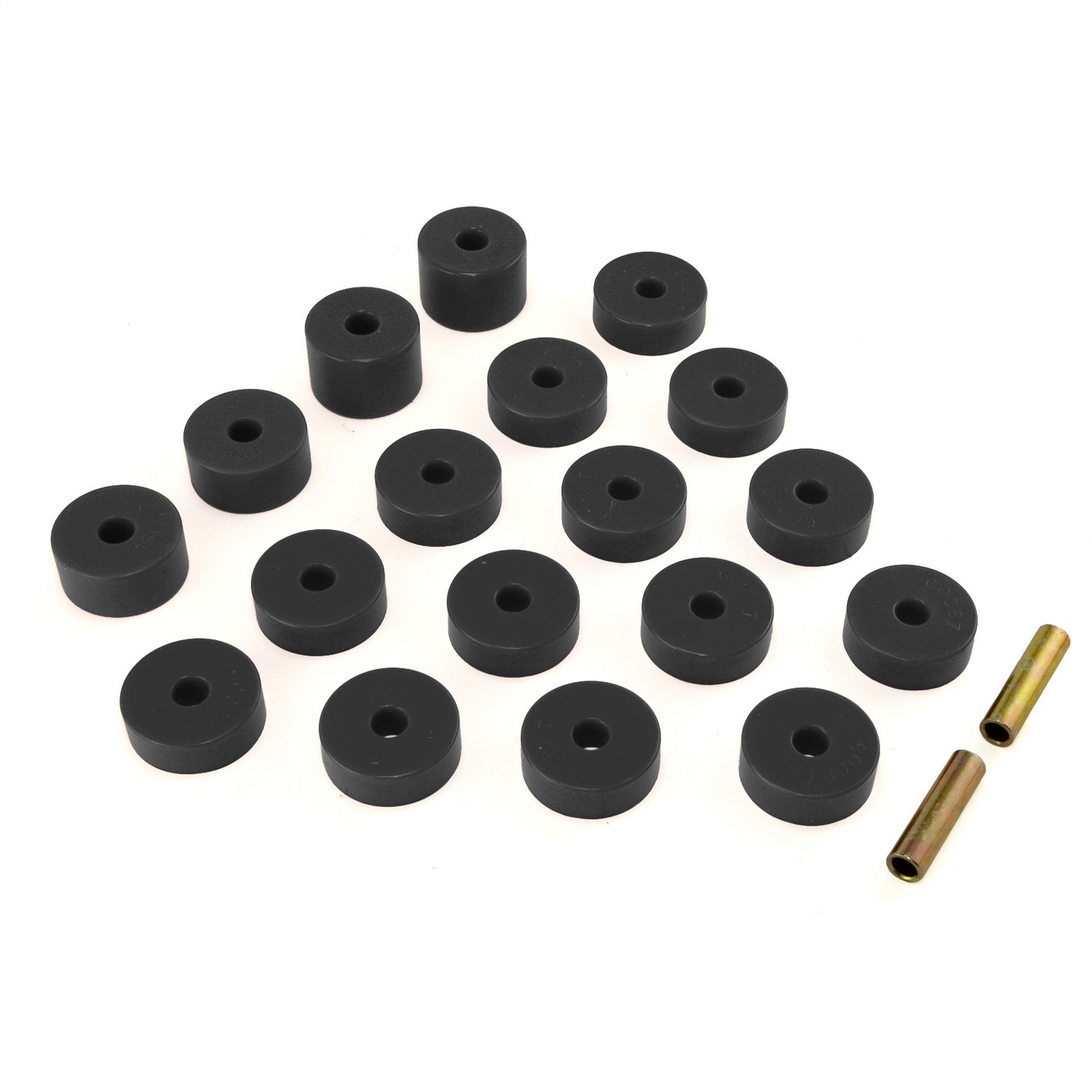 Rugged Ridge 1-109BL - Body Mount Kit Black 74-75 Jeep CJ5 Rugged Ridge 1-109BL - Body Mount Kit Black 74-75 Jeep CJ5