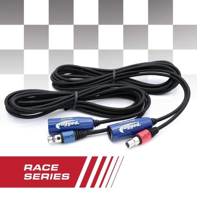 Rugged Radios CS-OFF-RACE-KIT - OFFROAD 12 RACE SERIES Straight Cable to Intercom Driver and Co-Driver