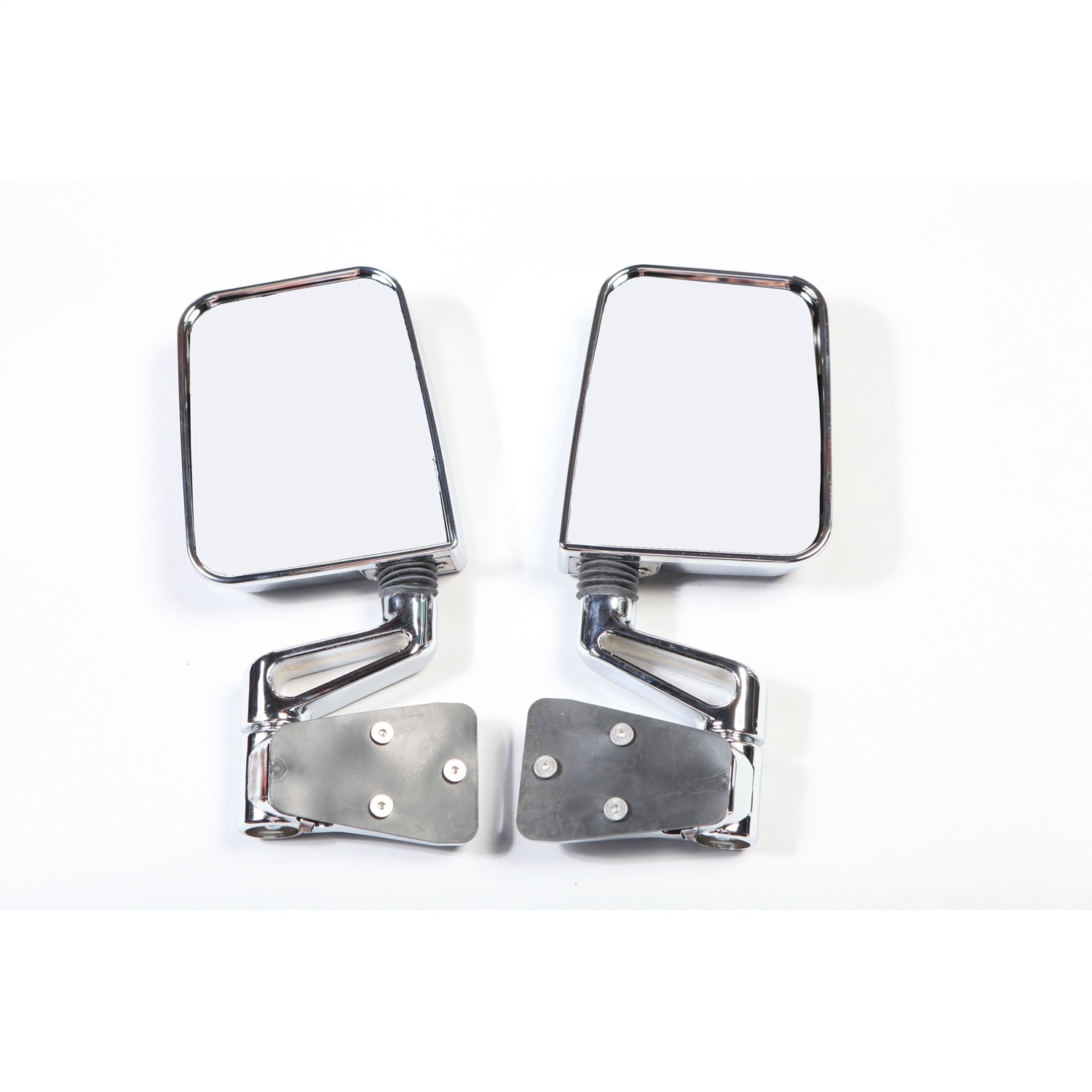 Rugged Ridge 11018.01 - 87-02 Jeep Wrangler YJ/TJ Chrome Dual Focus Door Mirror Kit