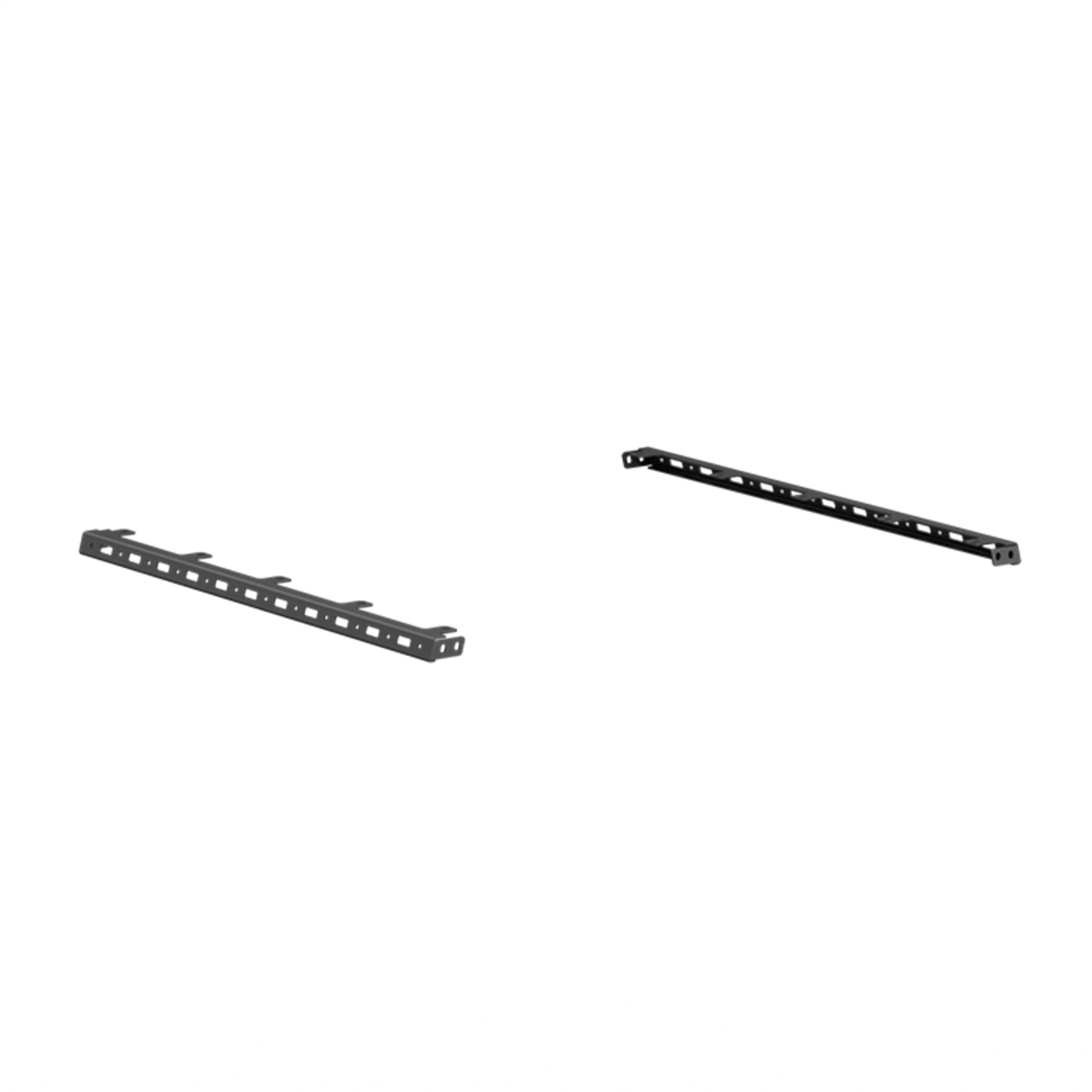 Road Armor 650BRS-TLMK-590 - TRECK Dual Upper 6-1/2ft Bed Accessory Rail & 5-Light Mounts - Tex Blk (Pair)