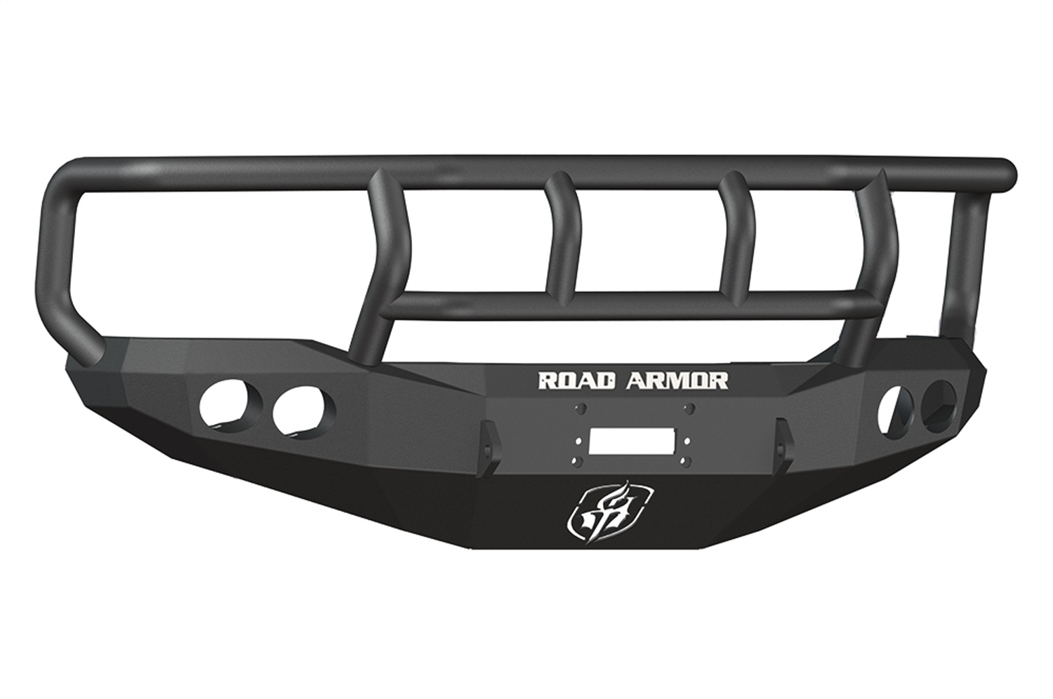 Road Armor 66002B - 99-04 Ford F-250 Stealth Front Winch Bumper w/Titan II Wide Flare - Tex Blk