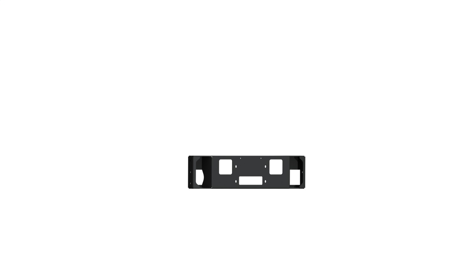 Road Armor 6181V-WP - 18-20 Ford F-150 Vaquero Front Winch Plate - Tex Blk
