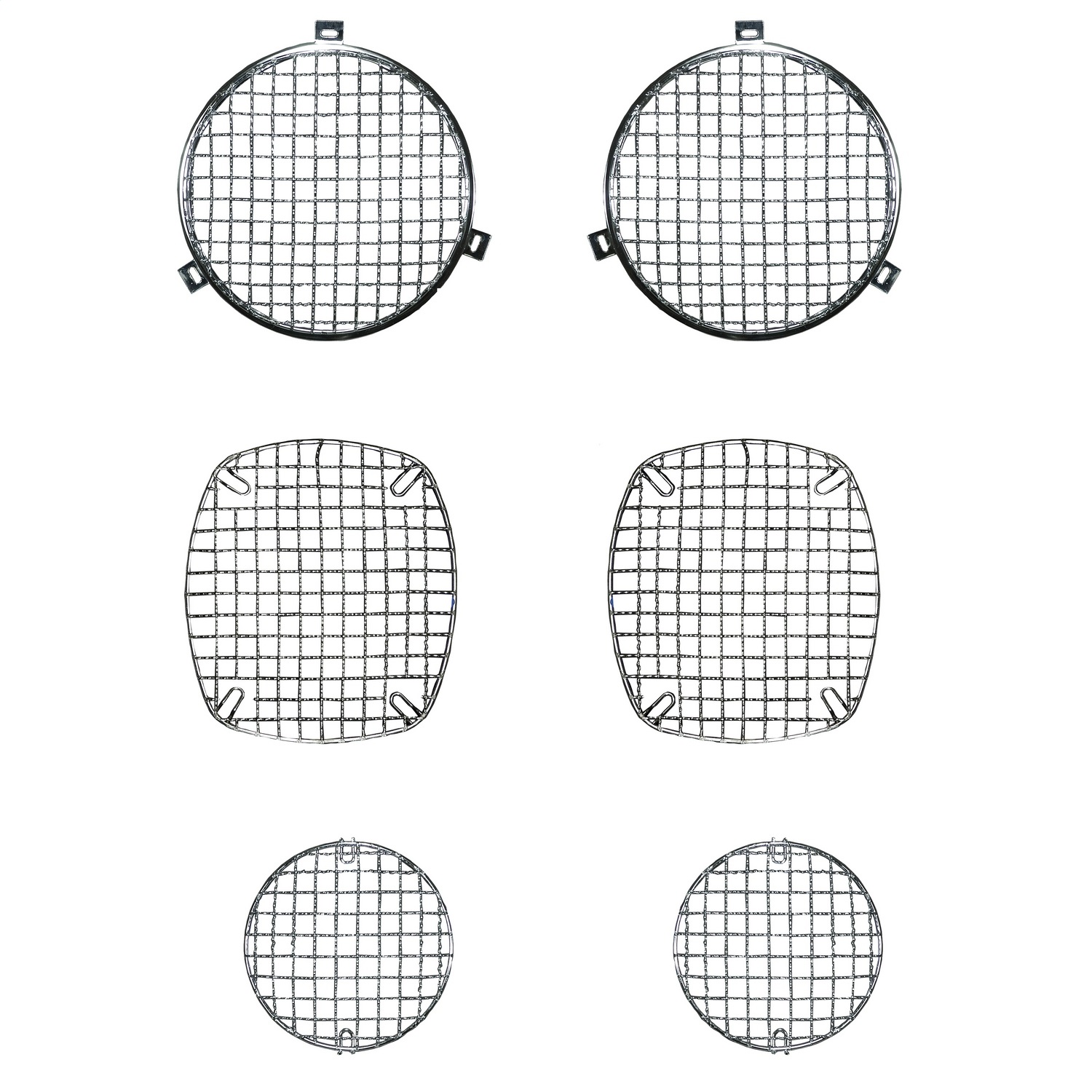 Rugged Ridge 11102.01 - 72-86 Jeep CJ Stainless Steel Stone Guard Set Rugged Ridge 11102.01 - 72-86 Jeep CJ Stainless Steel Stone Guard Set